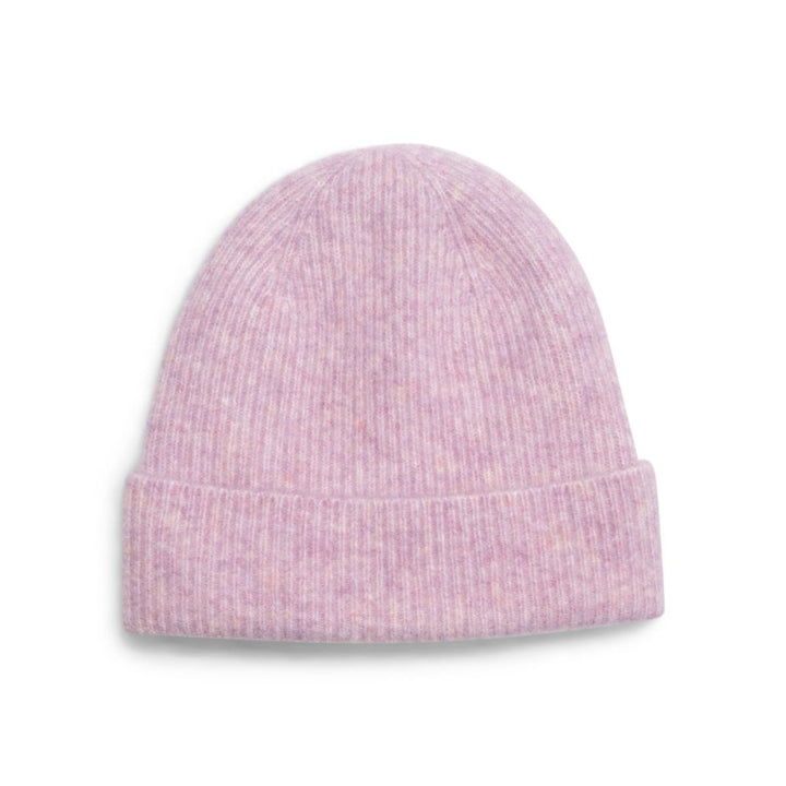 AGATE KNITTED BEANIE  Mauve