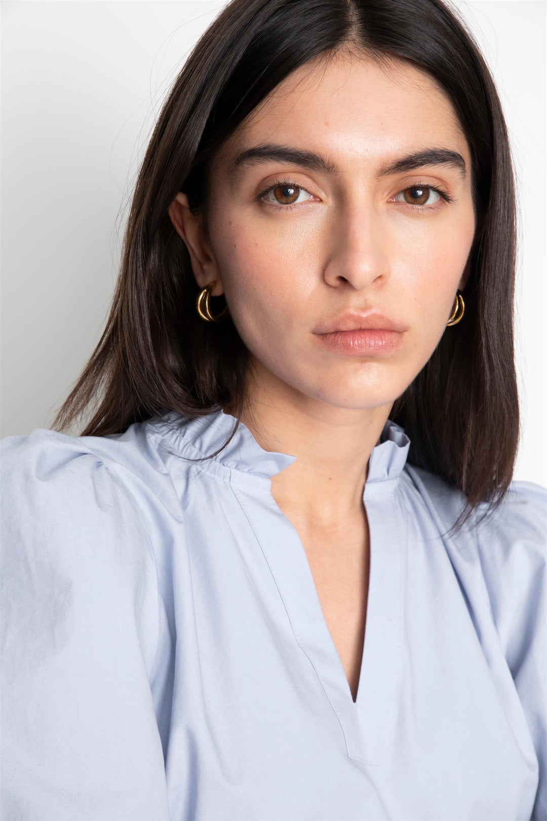 Infinity Blouse  Light Blue