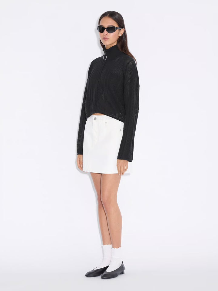 Tine Crochet Cardigan  Black