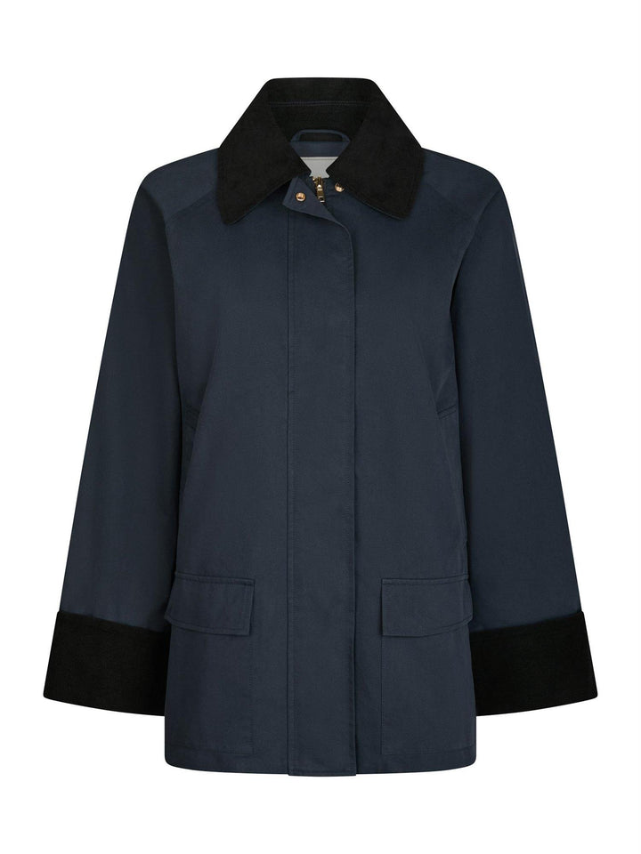 Anastacia Cord Jacket  Navy