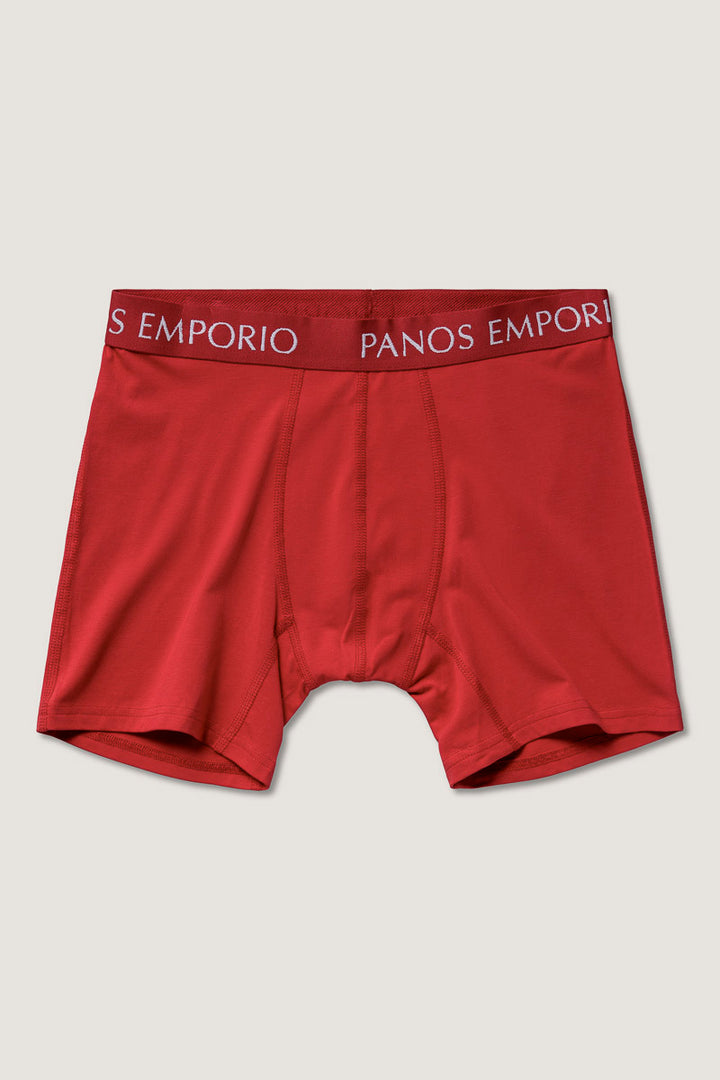 3pk Base Bamboo Boxer  Navy/Lipstick Red/Water