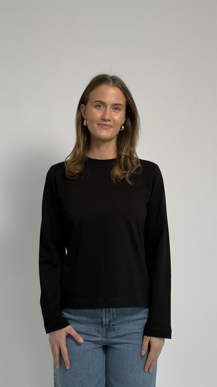 Sacamino Ls T-Shirt 6024  Black