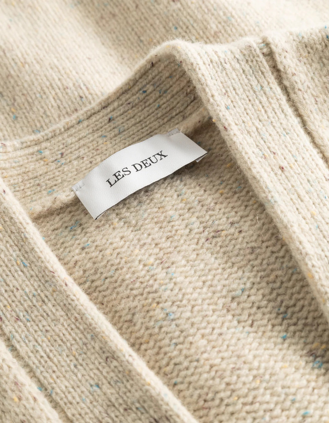 Gary Fleck Wool Cardigan  Light Sand