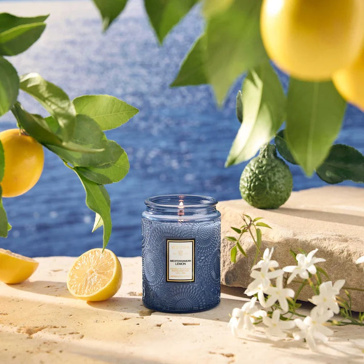 Small Jar Candle 50 tim, 156g  Mediterranean Lemon