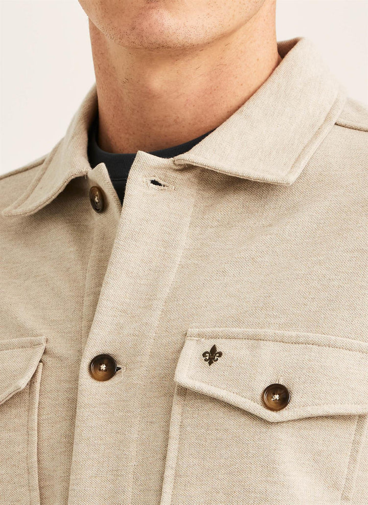 Andrew Jersey Overshirt  Khaki