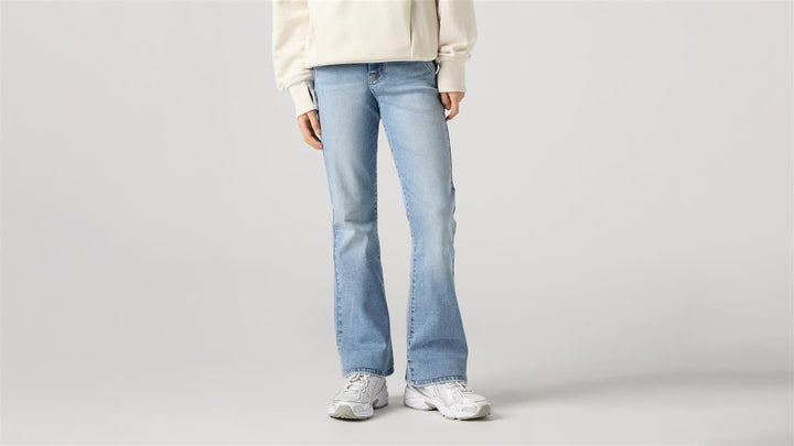 726 FLARE W/ POCKET DETAIL  Worn In Blue