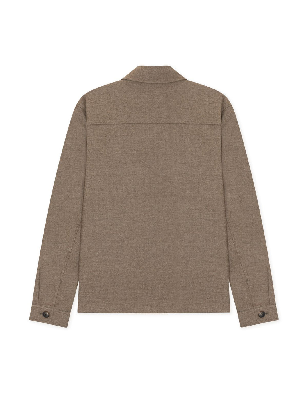 Flannel Hybrid Jacket Dark Sand