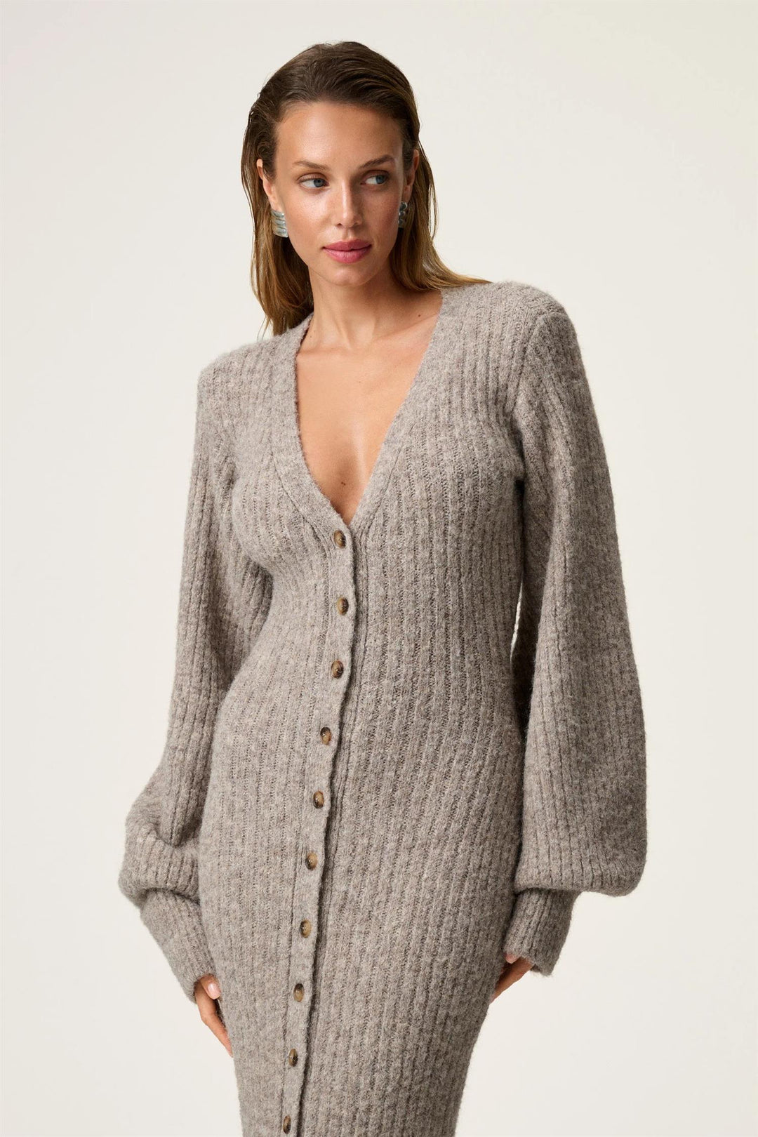 Montana Dress  Beige Melange