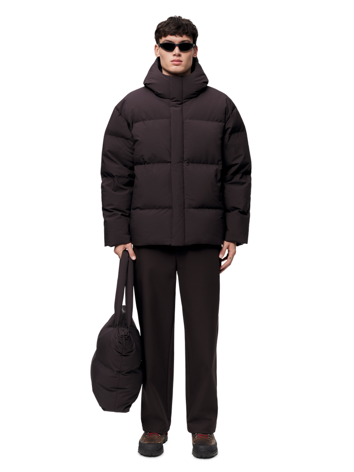Grotli down jacket  Brown Soil