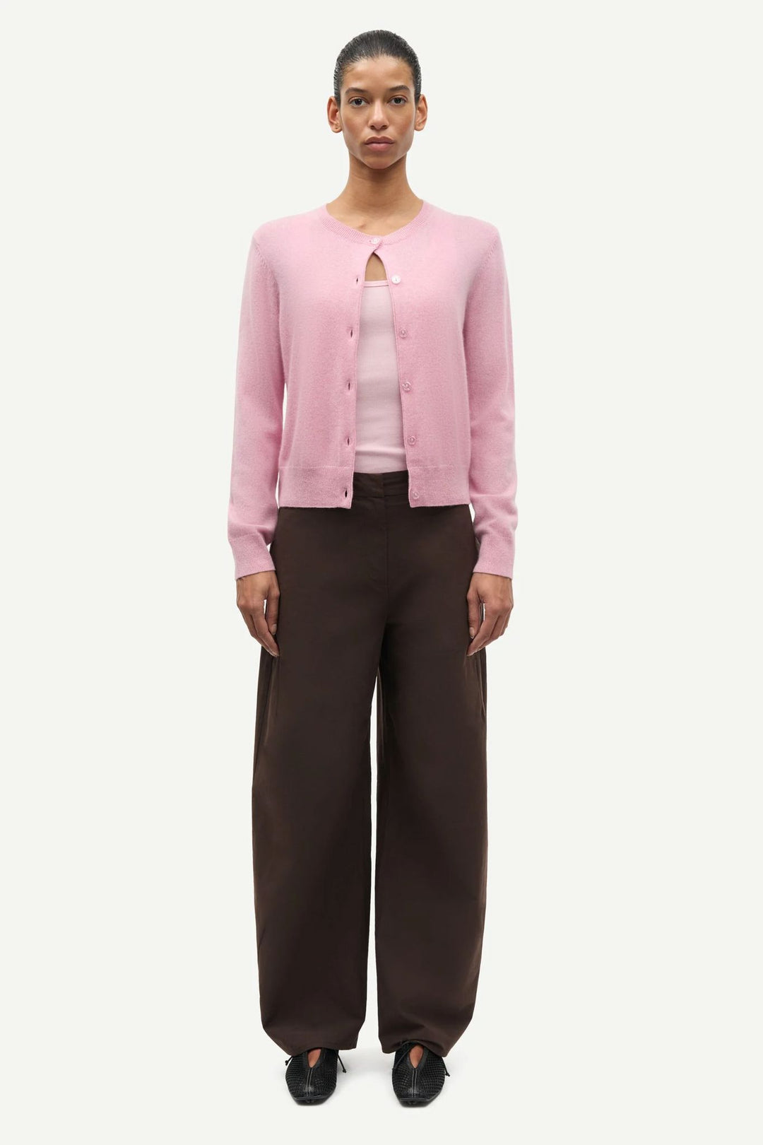 Saboston Cardigan  Bleached Mauve