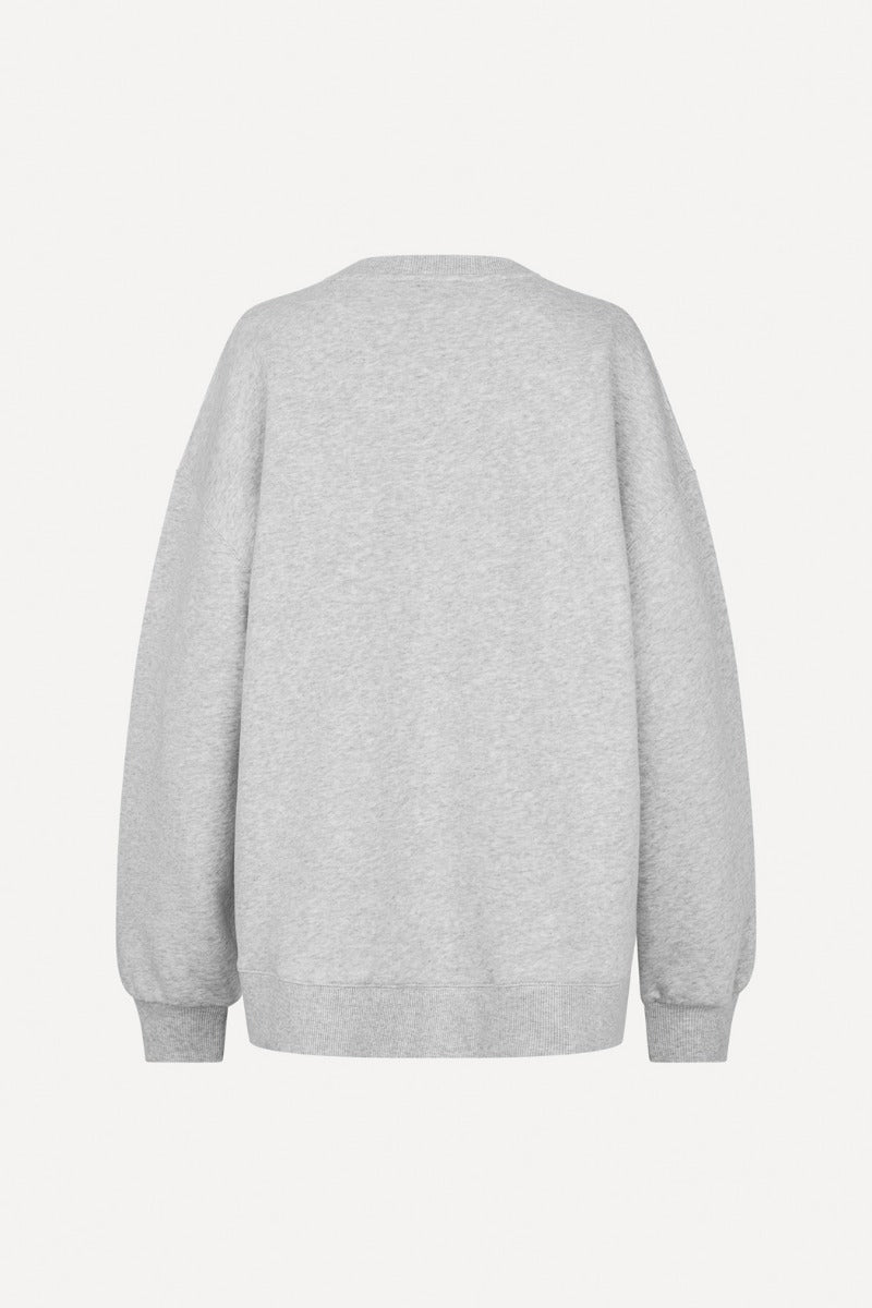 IRIS CREWNECK Light Grey Melange