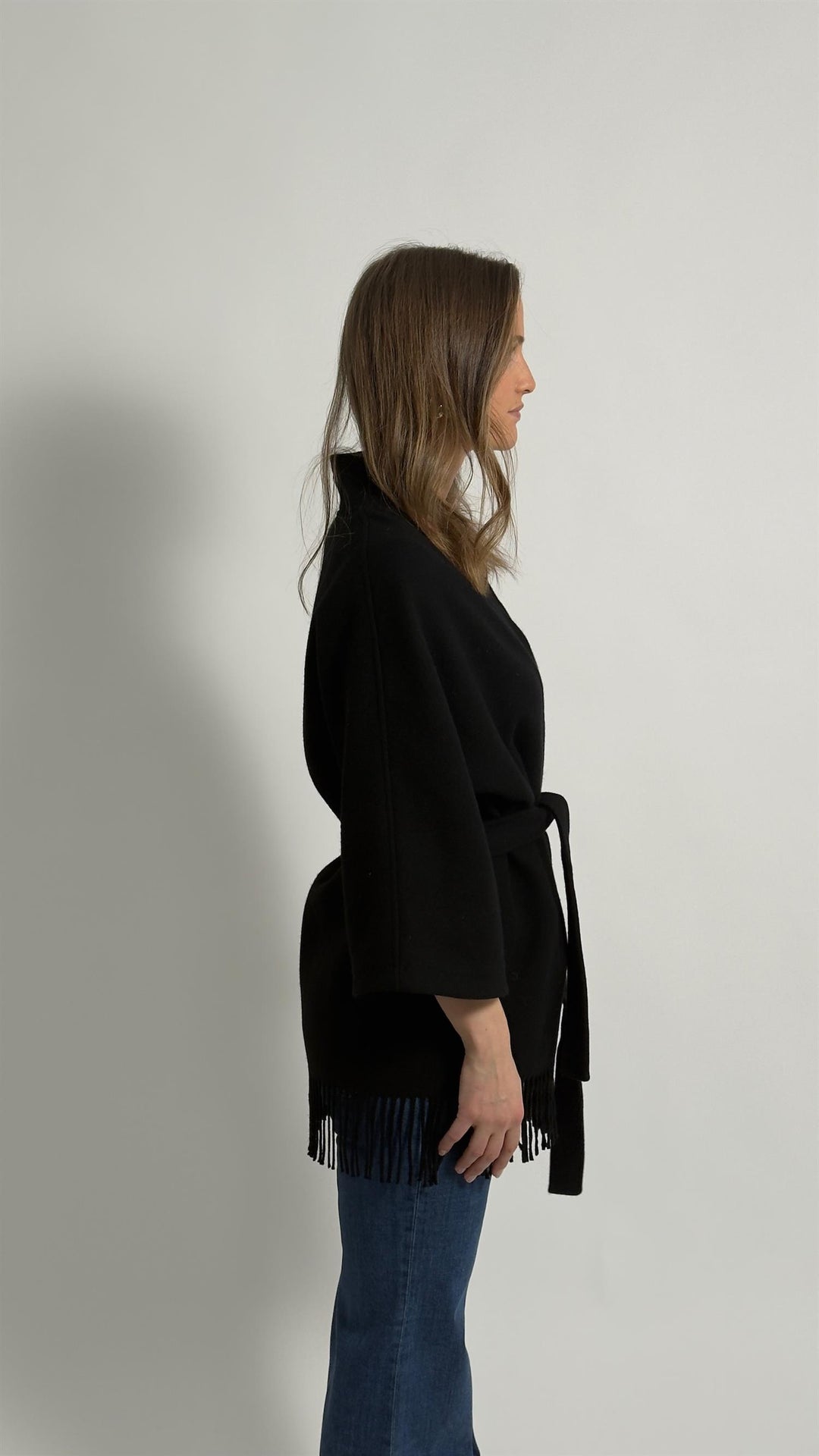 Akila Lambswool Jacket  Black