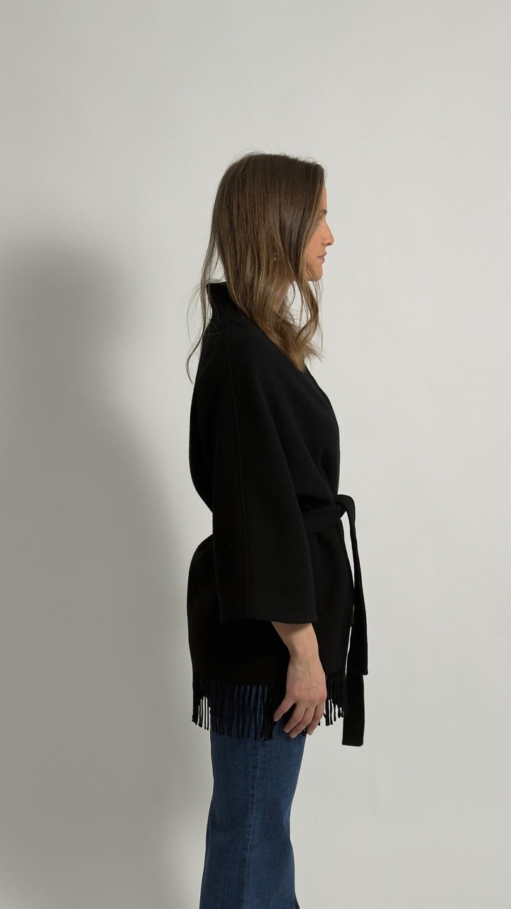 Akila Lambswool Jacket  Black