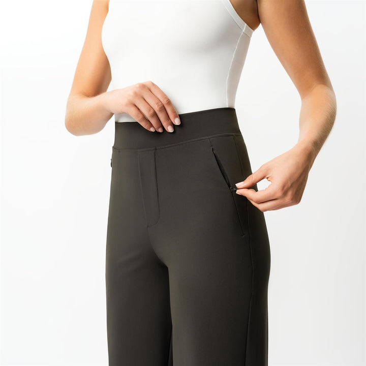 ASANA RELAXED STRAIGHT PANT  Dark Olive