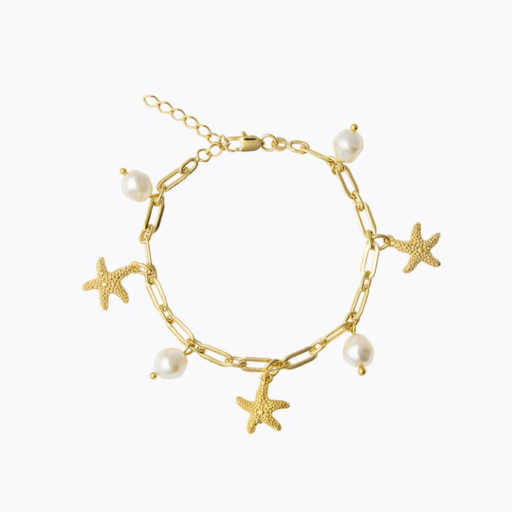 SEA STAR CHAIN BRACELET  Gull