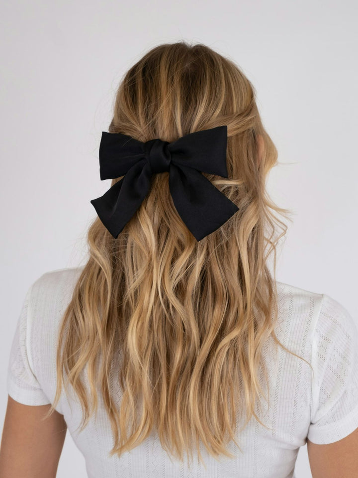 Bow Hair Clip  Black