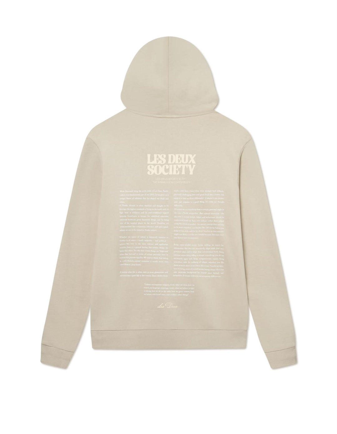 Society Hoodie  Light Sand/Summer Melon