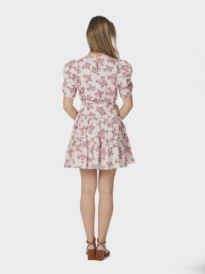 Annitas Starling Flower Dress  Fuchsia