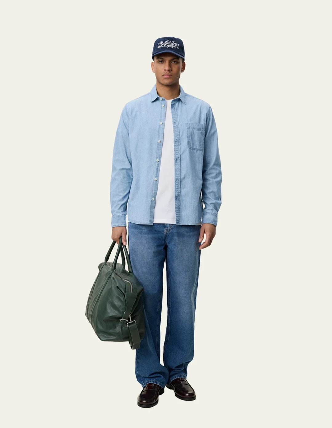 Chambray Shirt  Light Blue Wash