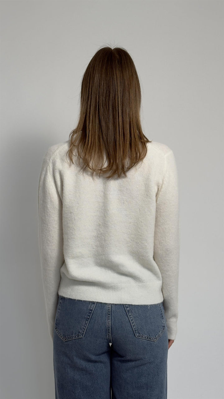 Nor short cardigan 7355  Clear Cream