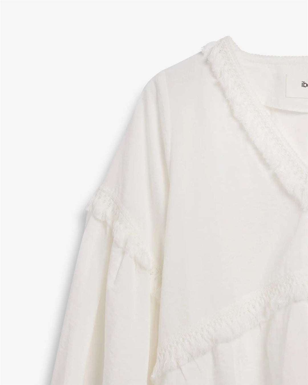 IBEN EDEN BLOUSE  Linen White