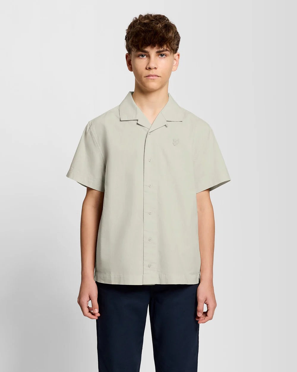 Linen Blend SS Shirt  Cove