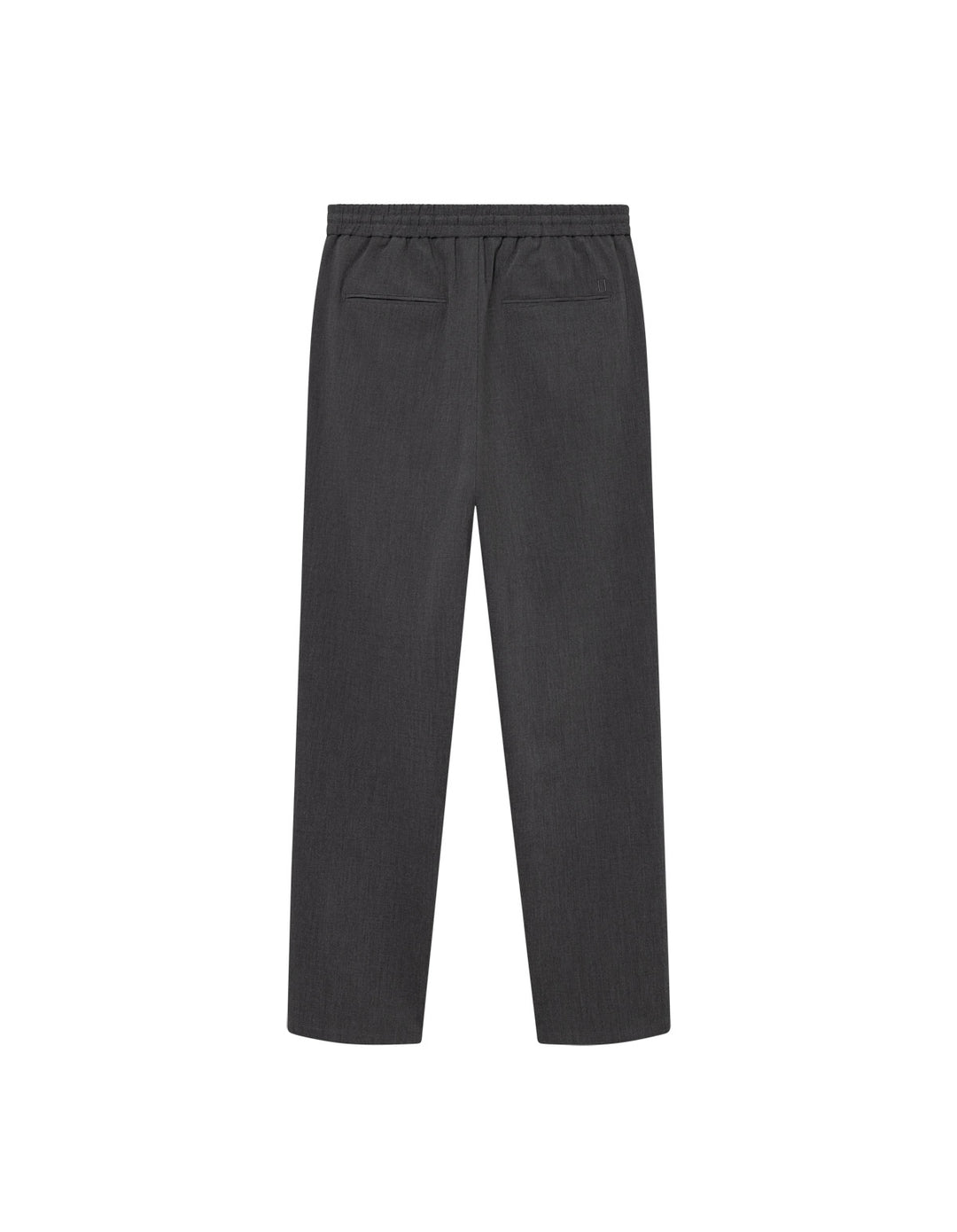 Como Tapered Textured Pants  Dark Grey Melange