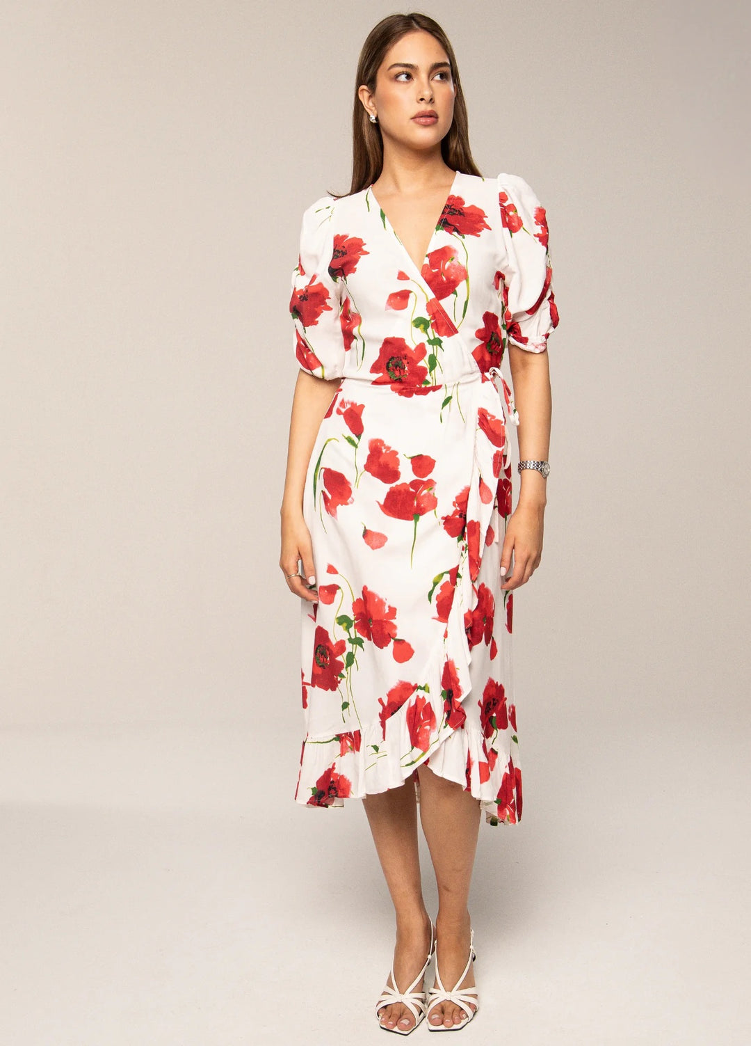 Meline Wrap Dress Amore  Amore