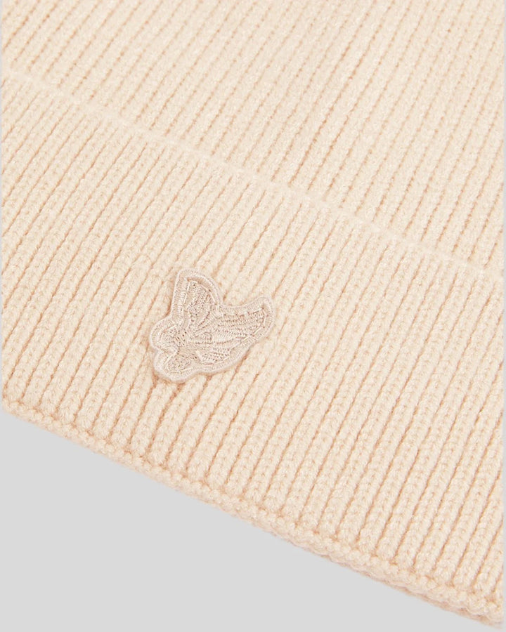 Tonal Eagle Beanie  Putty