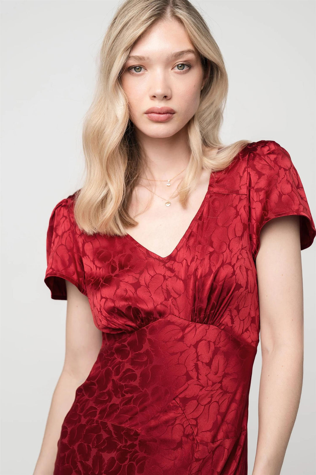 MARLEY JACQUARD  Red