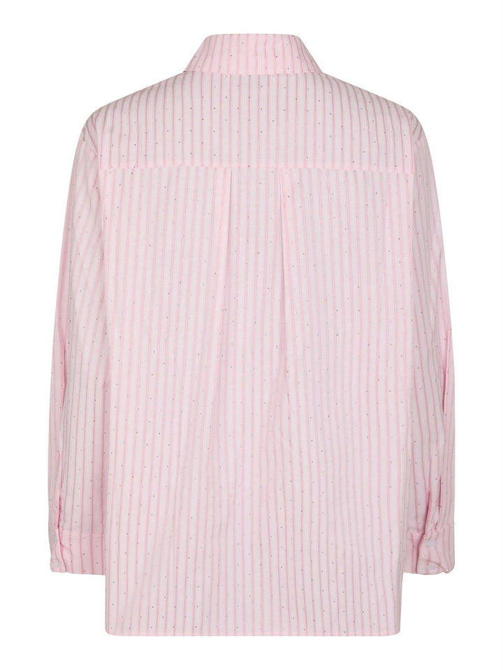 Dalma Soft Stripe Stone Shirt  Pink