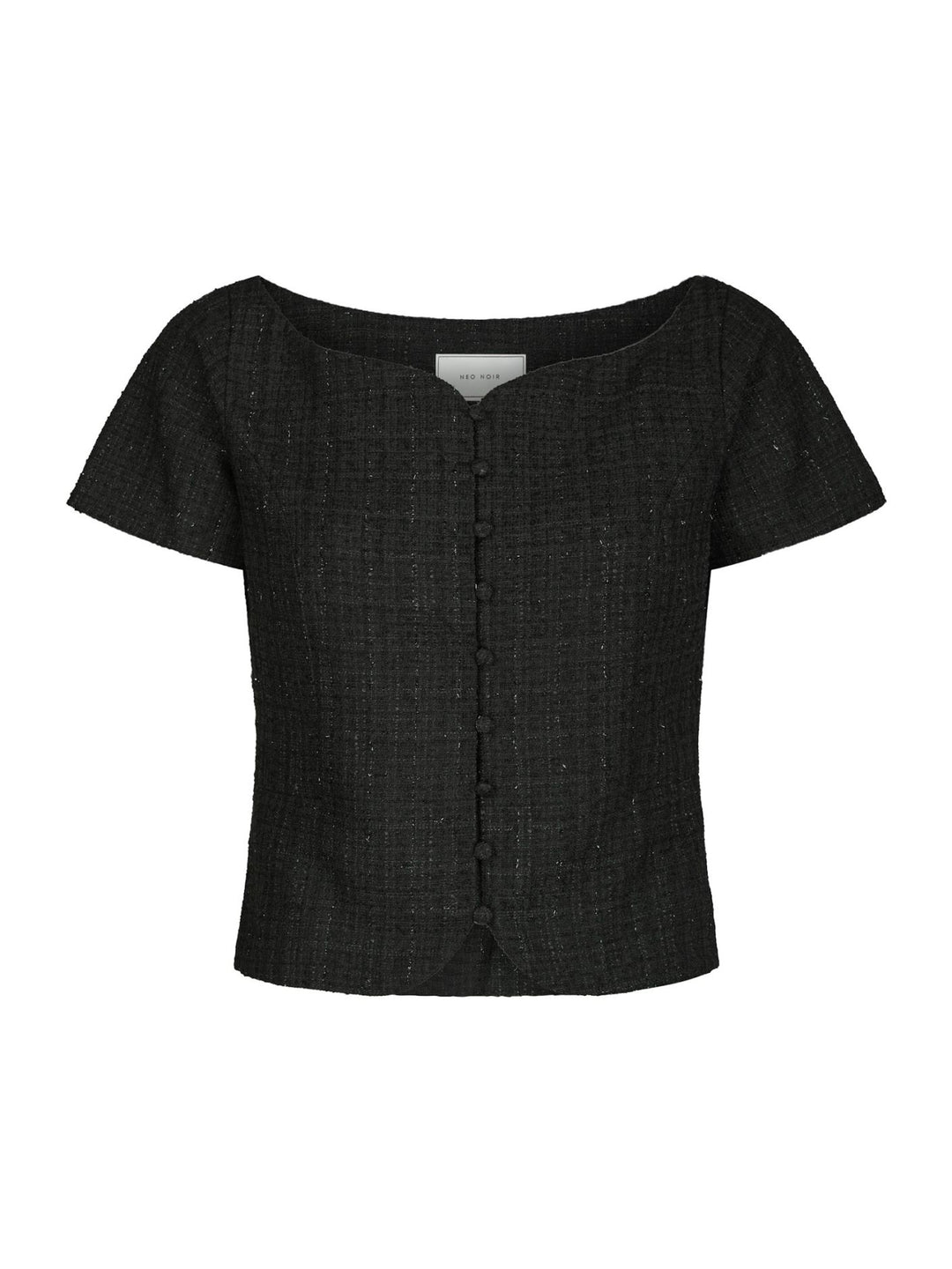 Tango Boucle Top  Black