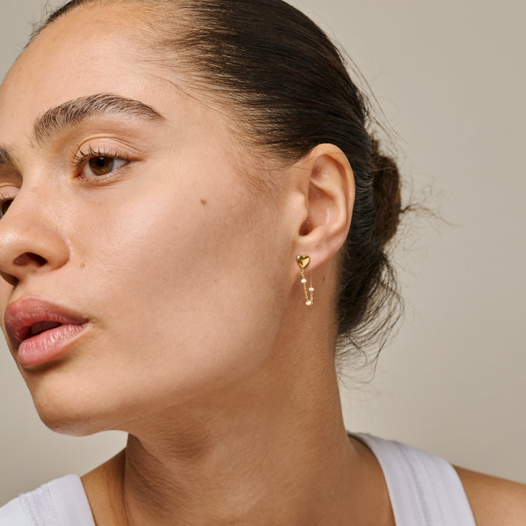 Earrings, Lola Heart  Daisy
