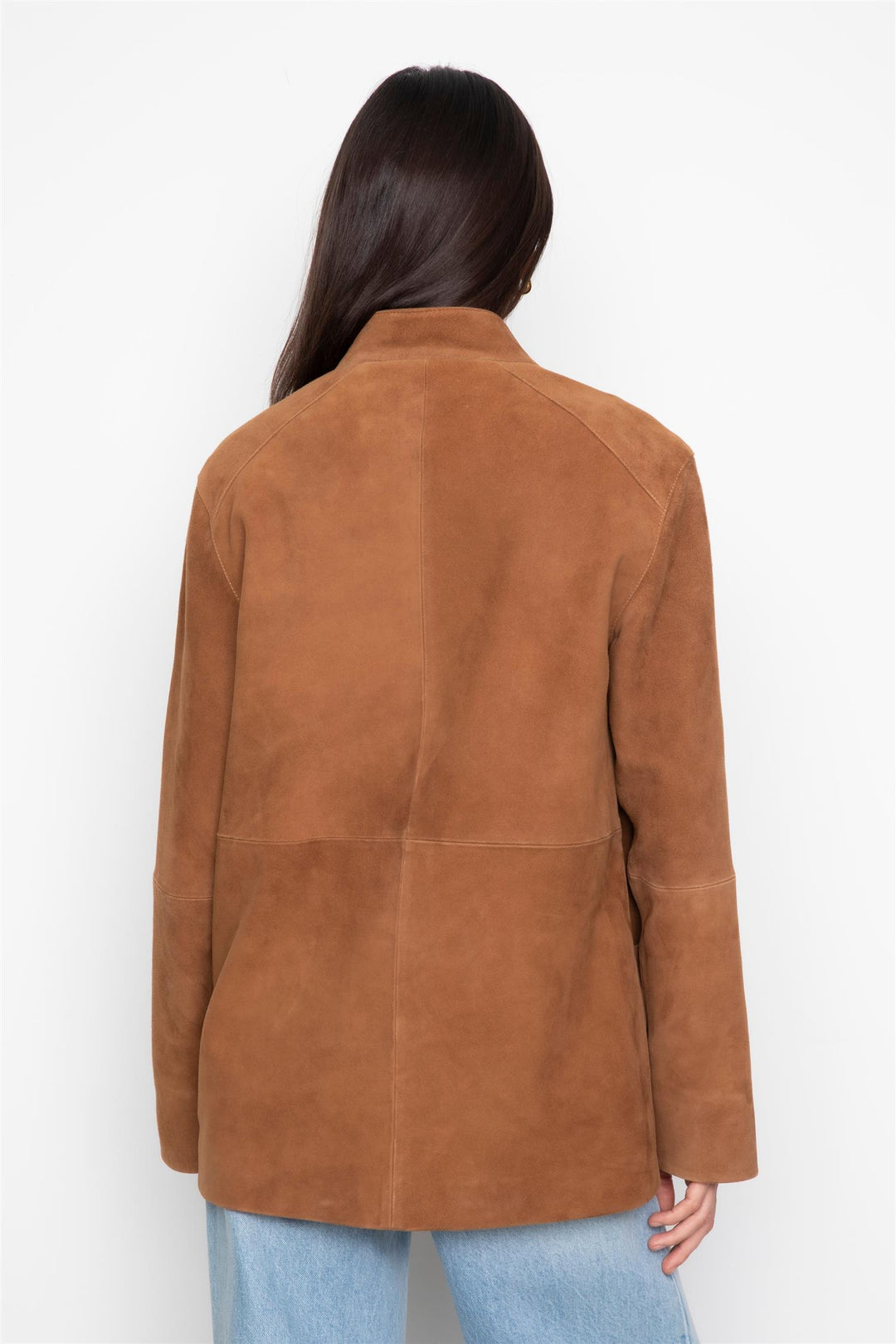 Lauren Leather Jacket  Camel Suede