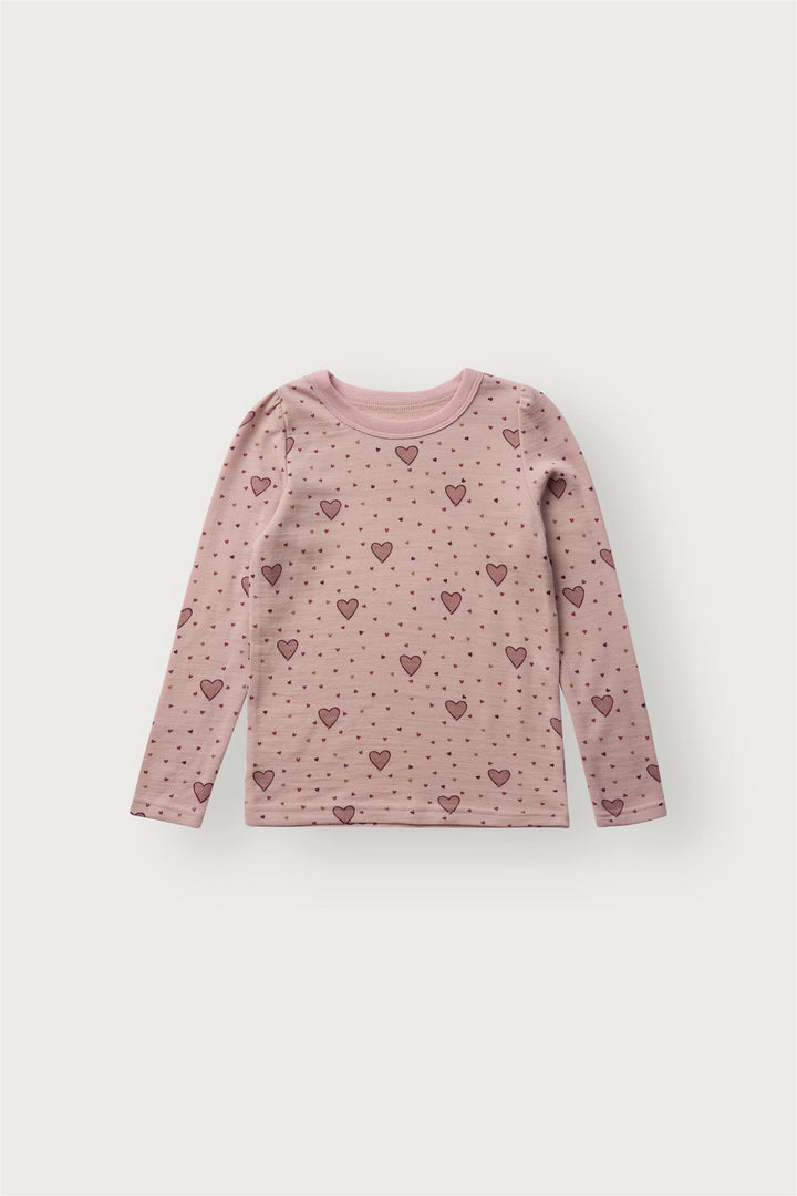 HCAbba Hearts Puff  Dusty Rose