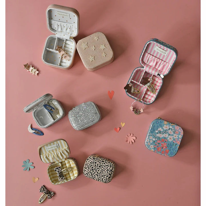 SHIMMER STAR SQUARE JEWELLERY BOX  Gull/Rosa