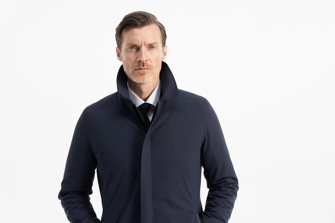 Regulator Coat JAPAN Navy Herringbone