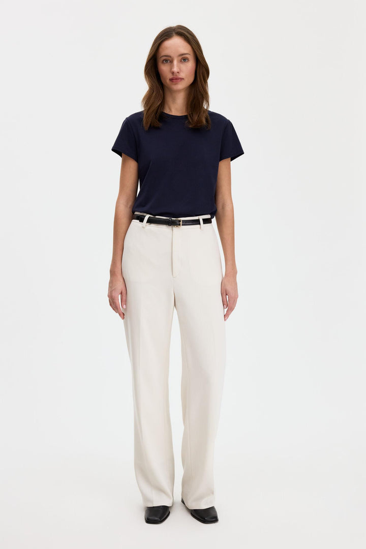 soft cotton tee  Navy