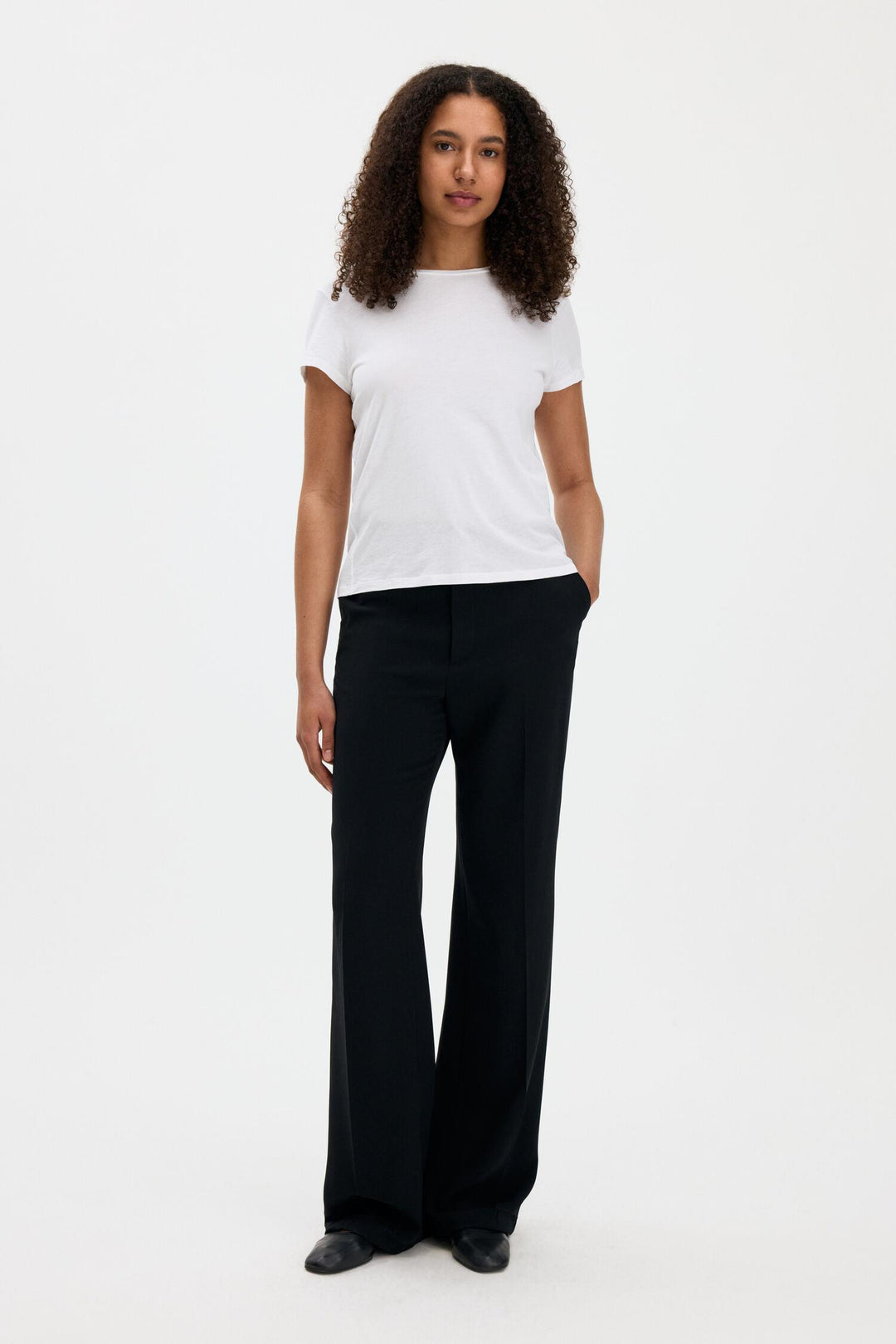 soft cotton tee  White