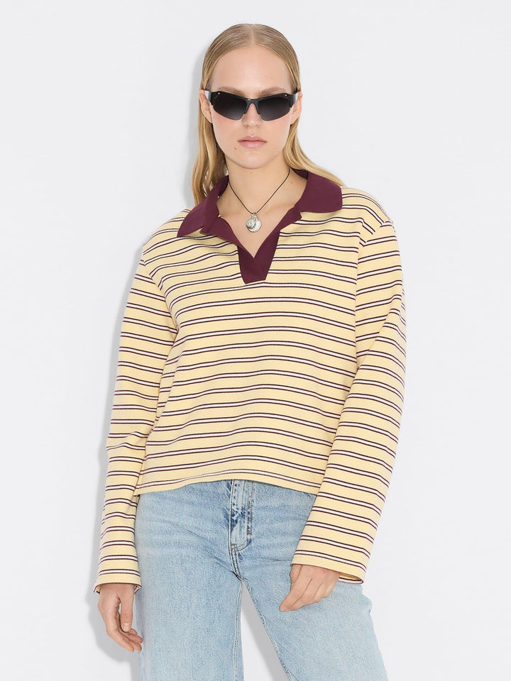 Elena Polo  Lt. Yellow Stripe