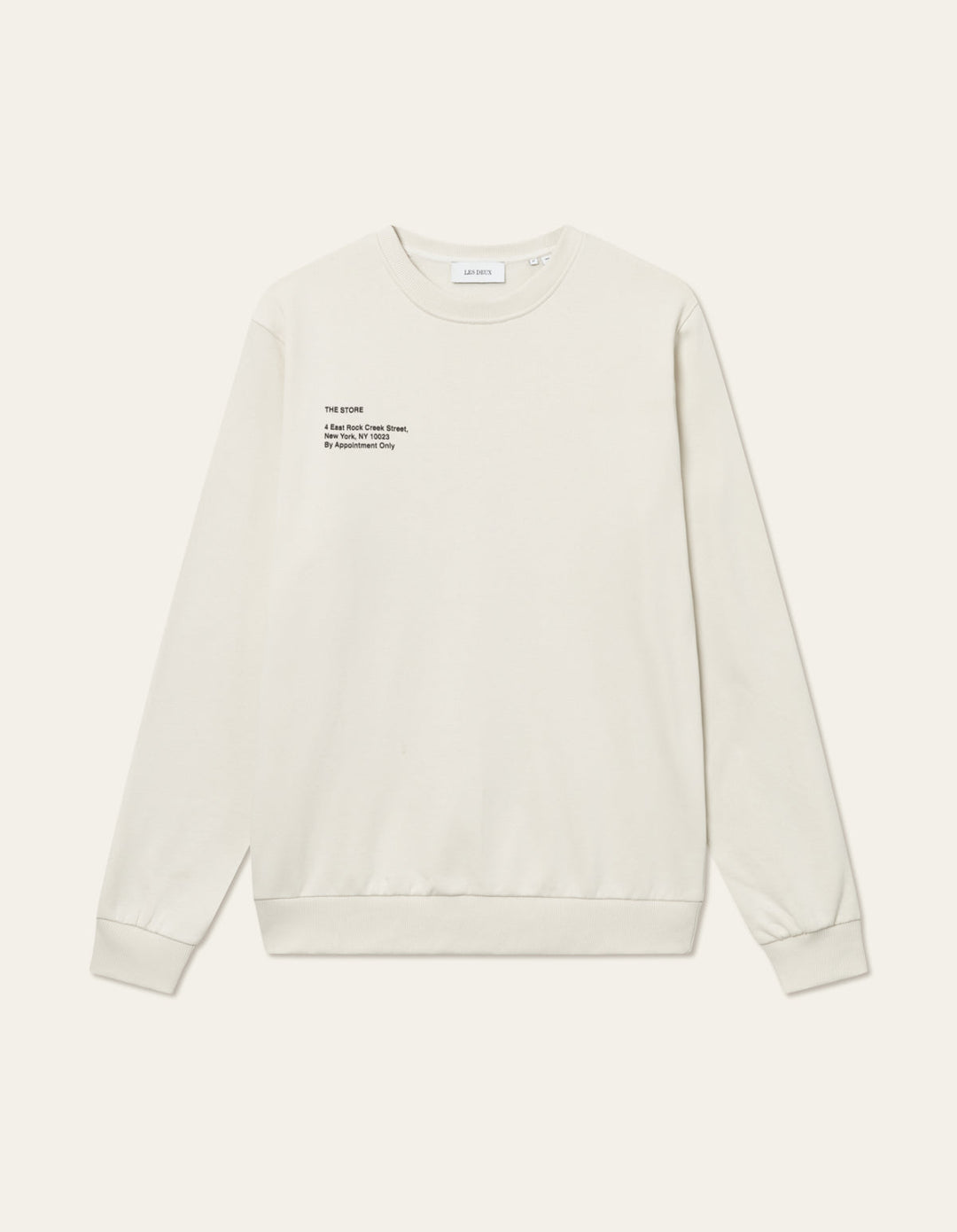 Neighborhood Sweatshirt  Ivory/Black