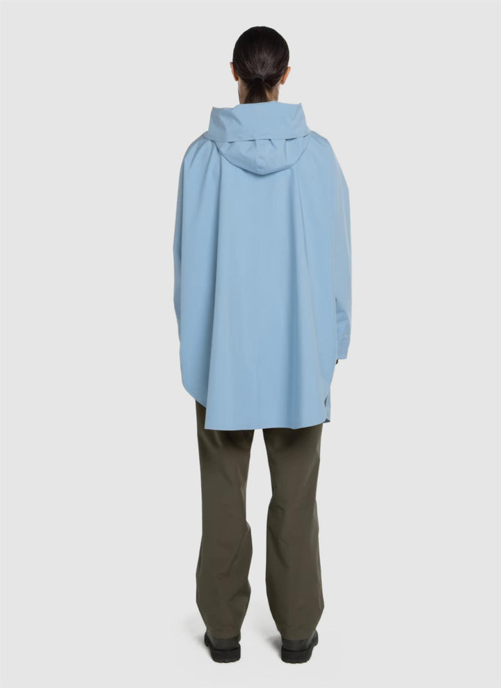 Bergen poncho  Airy Blue