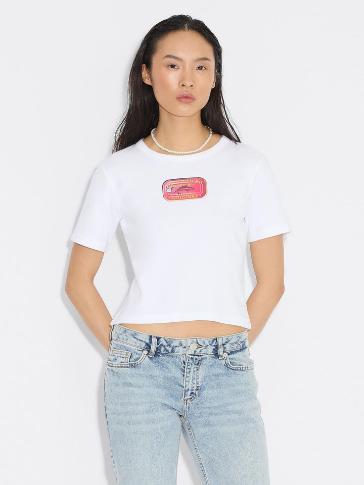 Mackerel Tee  White