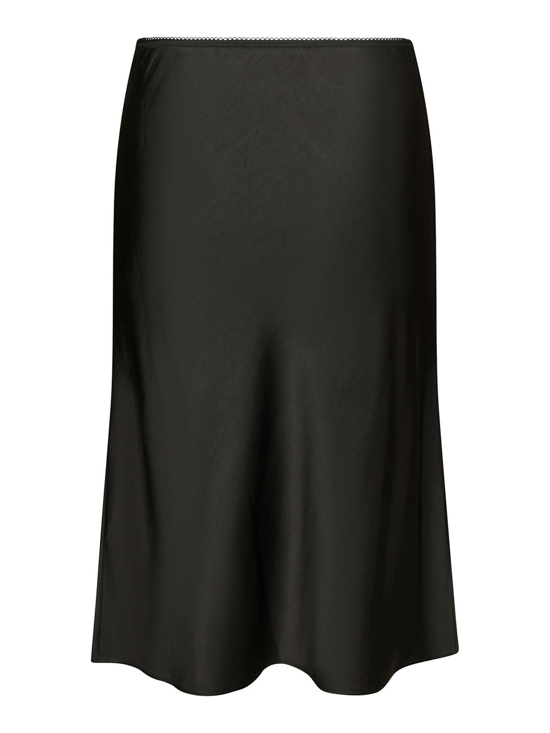 Mindie Heavy Sateen Skirt  Black