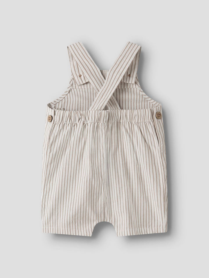 Helo Loose Short Overall  Offwhite