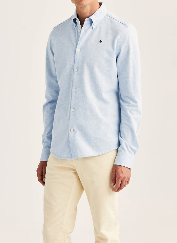 Camden pique shirt Light Blue