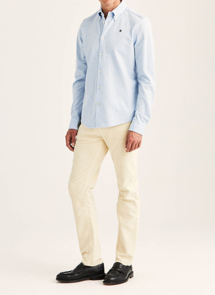 Camden pique shirt Light Blue