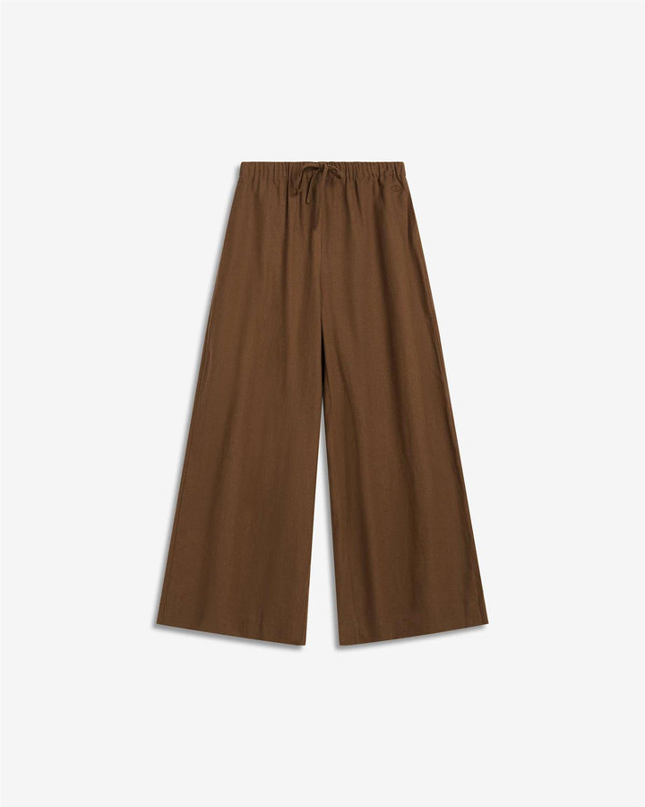 Tide Linen Pants  Chestnut Brown