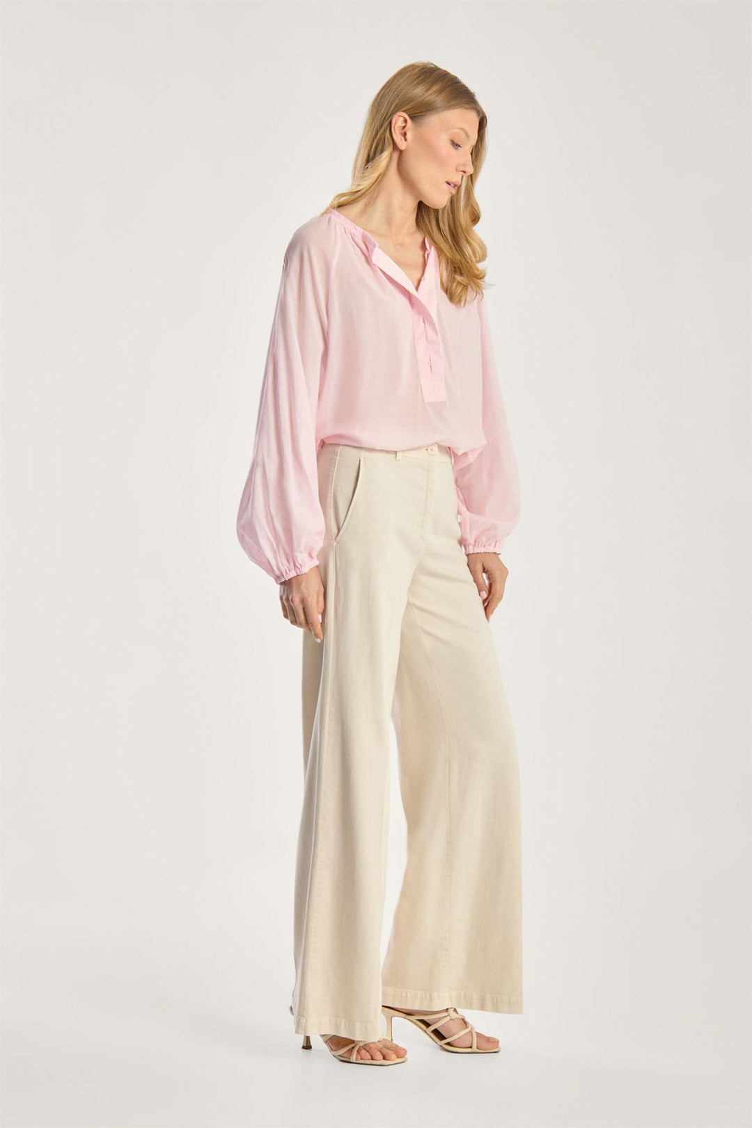 SHILOH COLORED SOFT DENIM  Crema