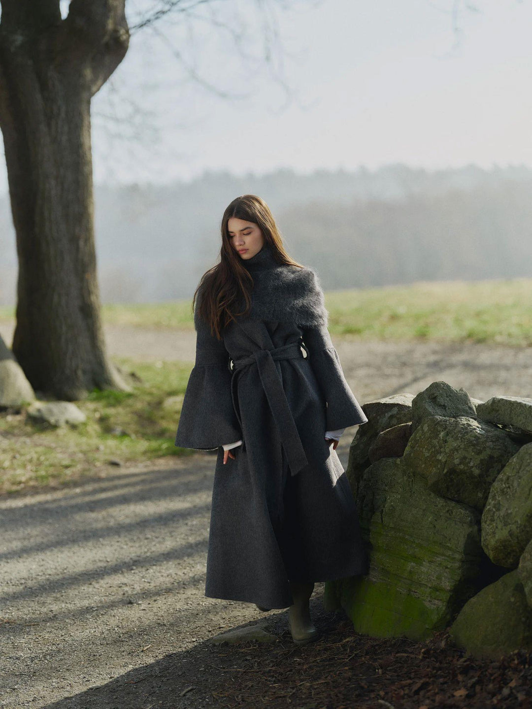 Juli Coat  Dark Grey